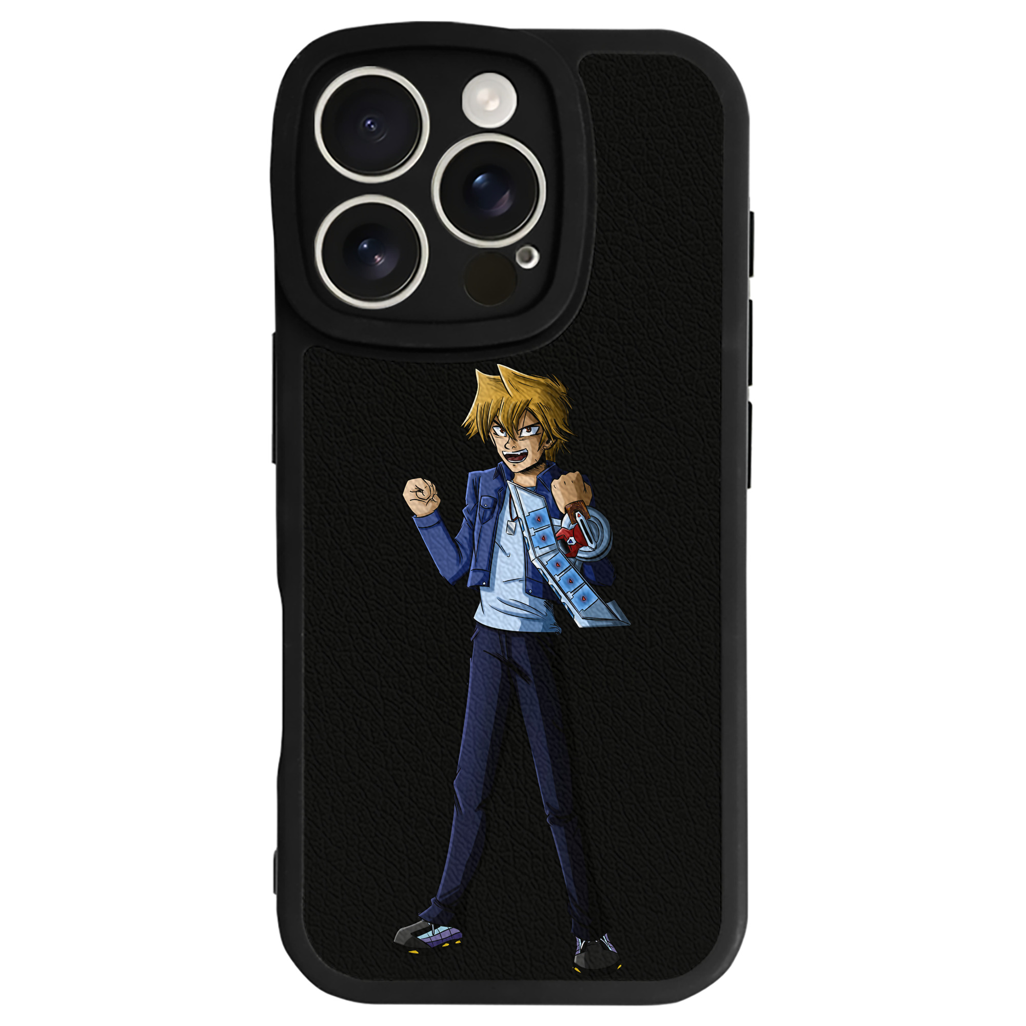 遊☆戯☆王 Yu-Gi-Oh! 【iPhone 16シリーズ対応】シリコンスマホケース（レザー調） 材質：シリコン